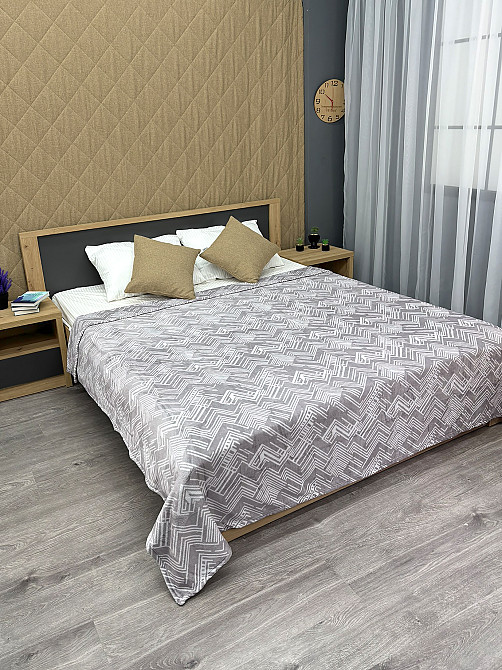 Плед-покрывало Decorator WellSoft HUGGE 200х220 см Какао (87-346) Киев - изображение 4