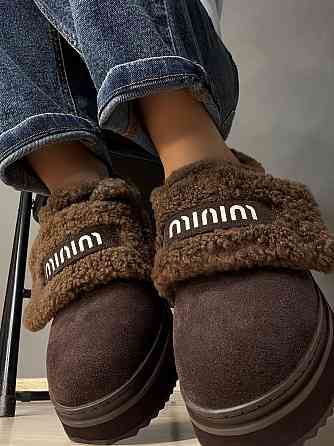 Ботинки женские Hengji 88-6 на меху с липучкой замшевые коричневые, 38, 24 см Киев