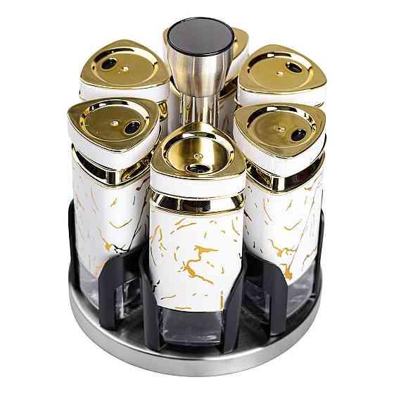 Набір баночок для спецій 6 шт карусель Київ