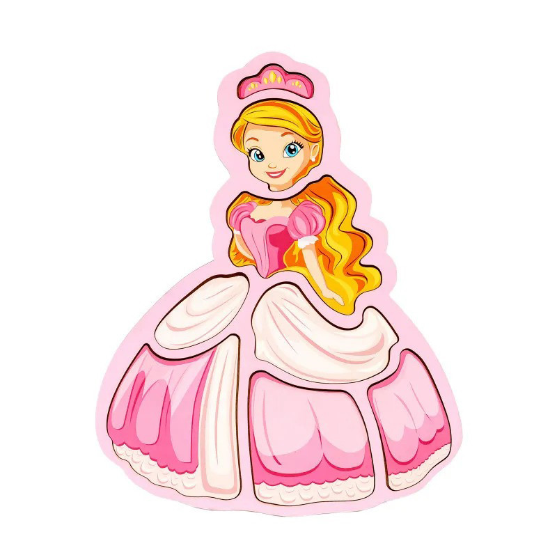 Дитячий пазл-вкладиш "Принцеса" Puz-22968, 8 елементів Вінниця - фото 1