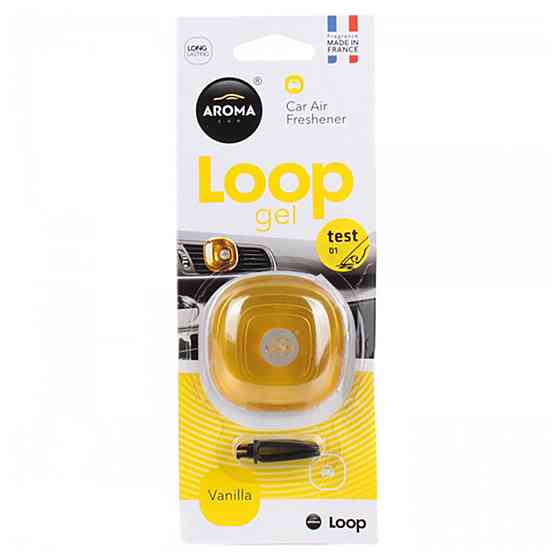Ароматизатор Aroma Car Loop Vanilla гелевий Київ