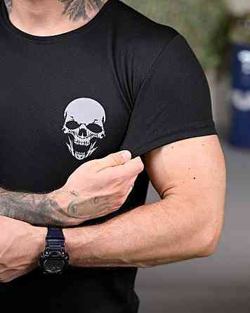 Тактична потовідвідна футболка Донецька зона black РП7343 Одеса