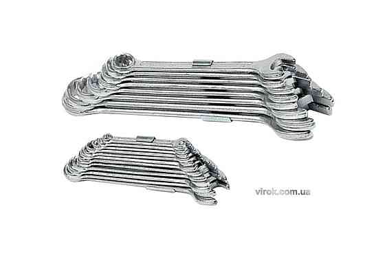 Ключі ріжково - накидні VOREL, 20 шт, М6-32 мм [2/8] Одеса