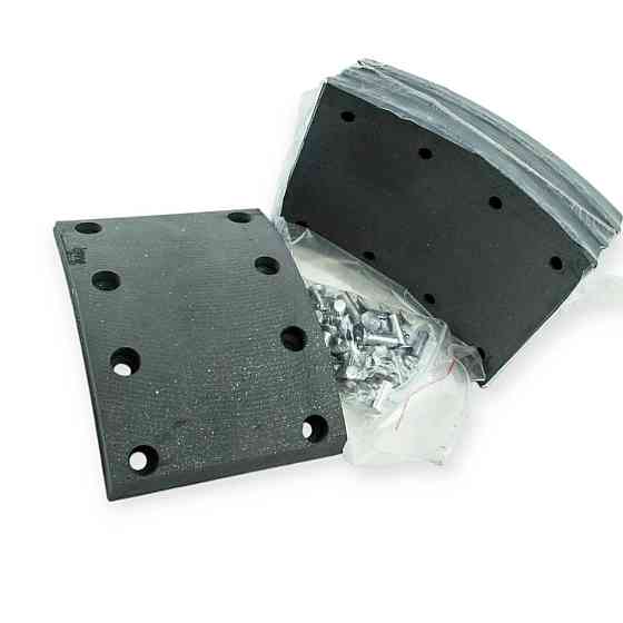 Накладка камаз пер,зад.r0(4 шт.сверл. шлиф.,заклепка) трибо тормоза Мукачево