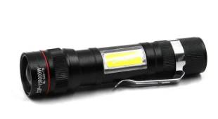 Фонарик ручной BAILONG BL-520-T6 COB 4 режима свечения, 1 аккумулятор 18650 или 3 батарейки ААА 6991 Киев