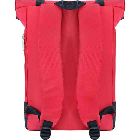 Чоловічий Рюкзак Роллтоп Жіночий Bagland міський водостійкий та спортивний Roll top рюкзак червоний з чорним Одеса