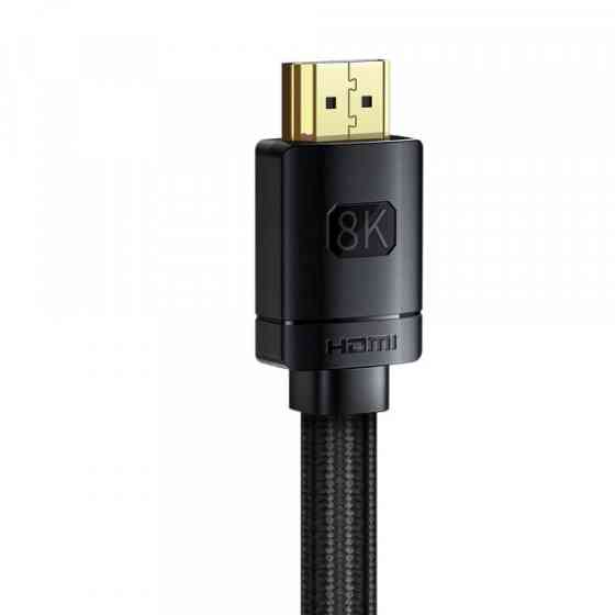 Кабель HDMI M - M, 3m, V2.1 8K, High Definition Series CAKGQ-L01 Baseus Чорний (CAKGQ-L01) Київ