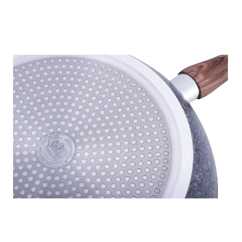 Сковорідка-сотейник d28см алюміній а/п Grey marble 4167 KAMILLE Житомир - фото 6