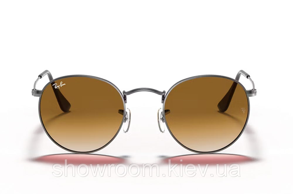 Чоловічі сонцезахисні окуляри Ray Ban Round 3447 029/32 Lux Київ - фото 3