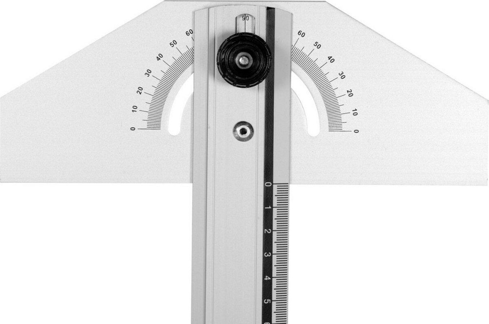 Кутник установний алюмінієвий VOREL: l= 1000 мм, 2 сторони 0-90° з метричною шкалою(DW) Одеса - фото 2