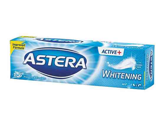 Зубна паста 100г Active - відбілююча (baking soda) ТМ ASTERA Київ