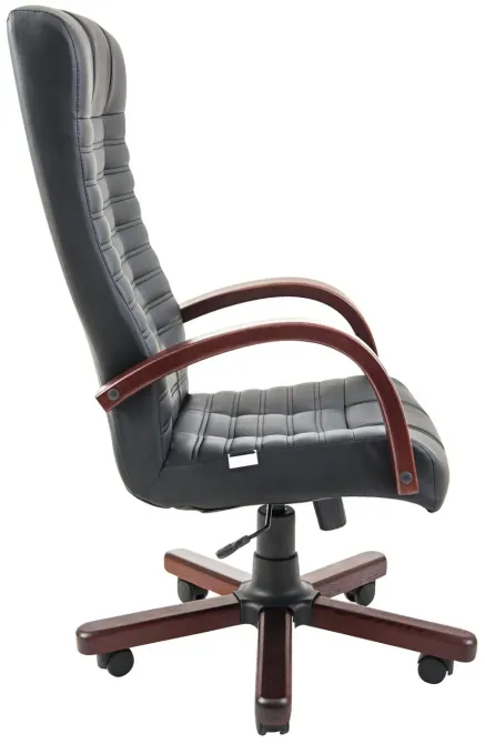 Офисное Кресло Руководителя Richman Atlant Fly 2230 Wood-Cherry М2 AnyFix Черный Днепр - изображение 4