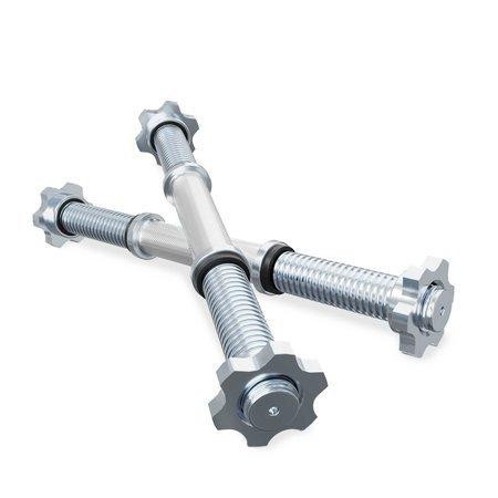 Гриф гантельний хромований K-SPORT 38 см Київ - фото 2