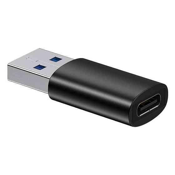 Адаптер-перехідник Baseus Ingenuity Mini OTG USB 3.1 to Type-C ZJJQ000101 (Чорний) Миколаїв
