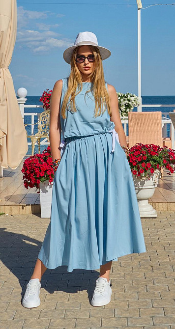 Коттоновый костюм юбка топ (48) Киев - изображение 4