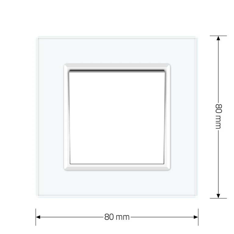 LIVOLO Одноклавішний прохідний вимикач Livolo білий скло (VL-С7FCMKS-2WP) Коломыя - изображение 7
