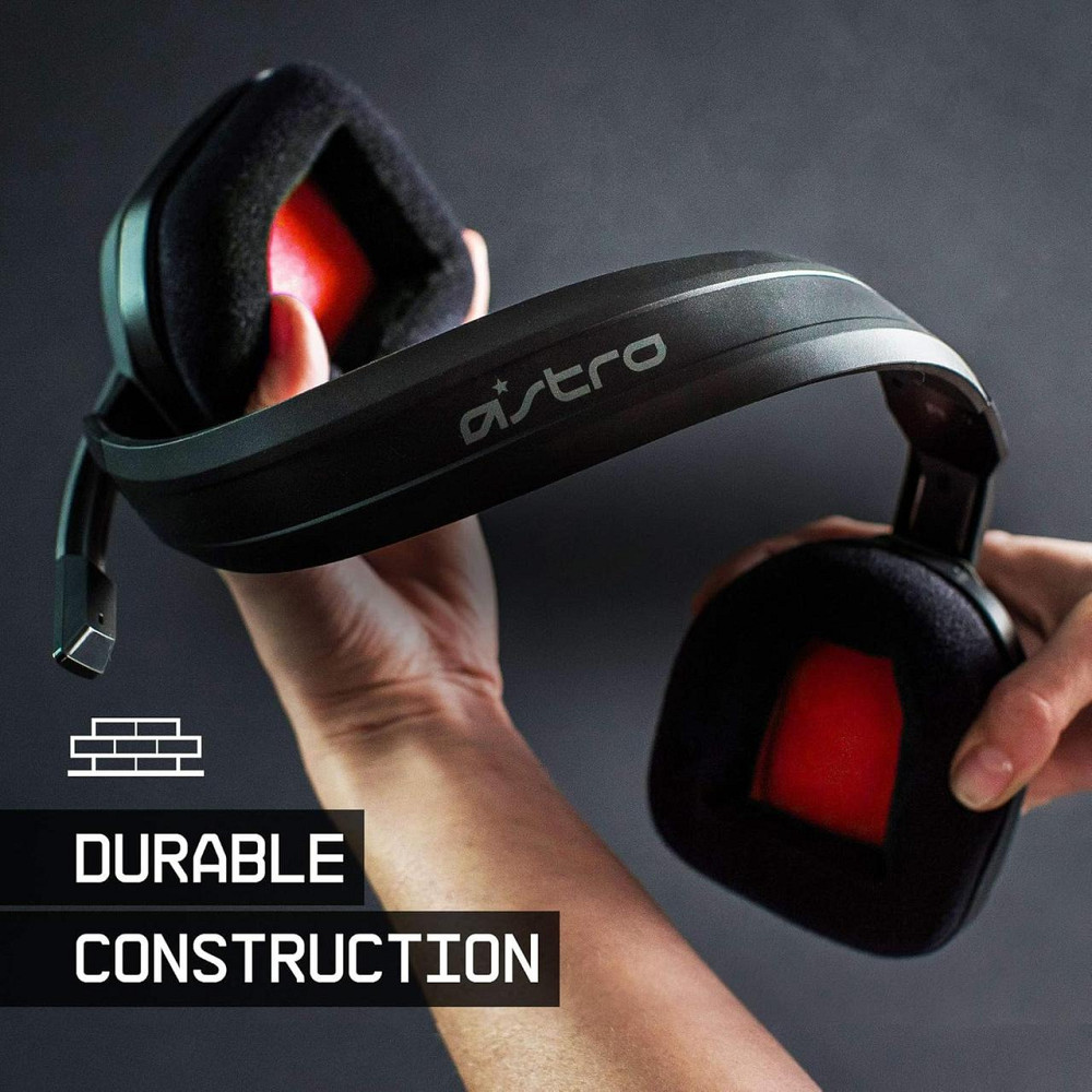 Игровая гарнитура ASTRO A10 проводная, черная/красная, 3.5мм, совместимая с Xbox, PS5, ПК, наушники геймерские Киев - изображение 2