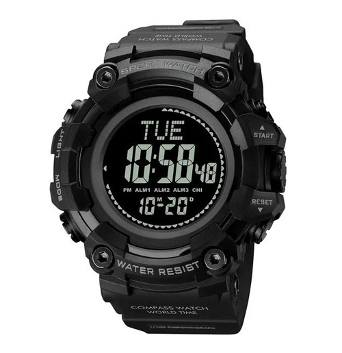 Годинники наручні SKMEI 2037BK, BLACK, Компас, 10292 Дніпро - фото 1