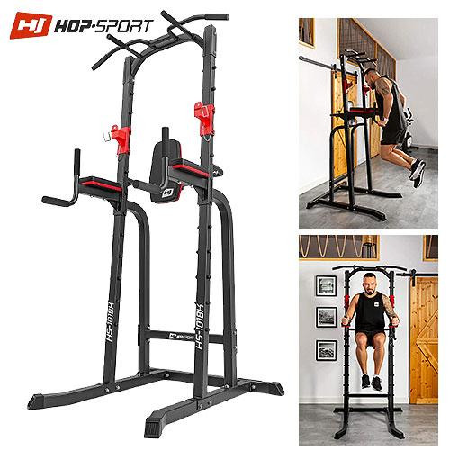 Силова станція тренажер HS-1018K підлогові турнік і бруси для дому та спортзалу багатофункціональна для всіх типів м'язів Київ - фото 1