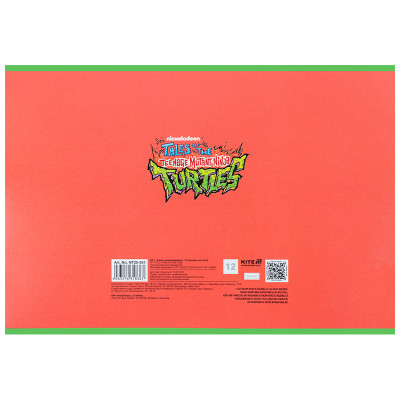 Альбом для рисования Kite Ninja Turtles, 12 листов (NT25-241) Винница - изображение 10