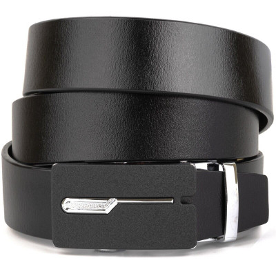 Ремень Vintage Мужской с матовой пряжкой Черный (20335) Винница - изображение 1