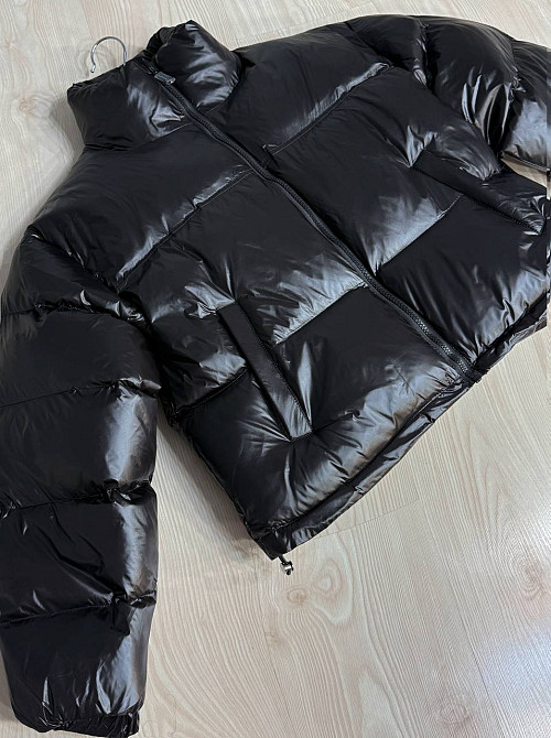 Куртка жіноча Lady Yep 10015 коротка глянцева пуффер чорна, чорний, 44 Київ - фото 8