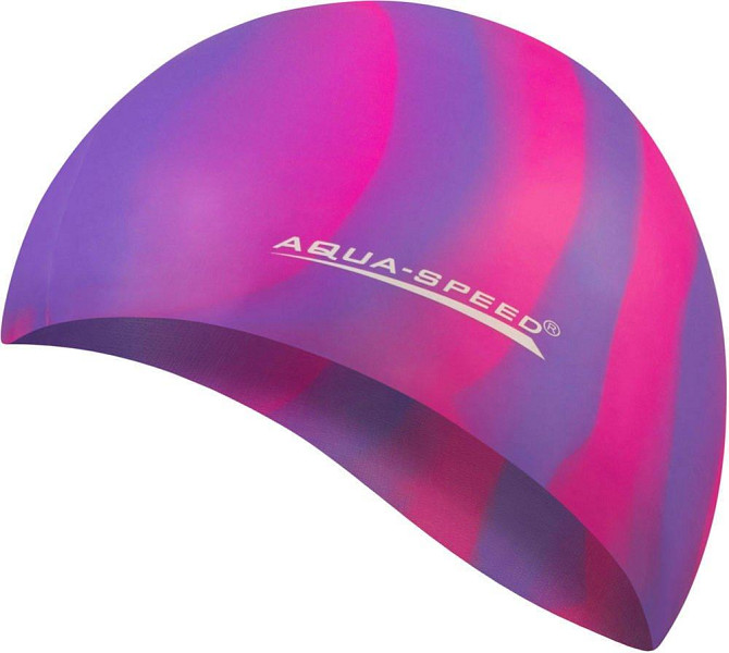 Шапочка для плавания Aqua Speed BUNT113 (purple) Вишнёвое - изображение 6