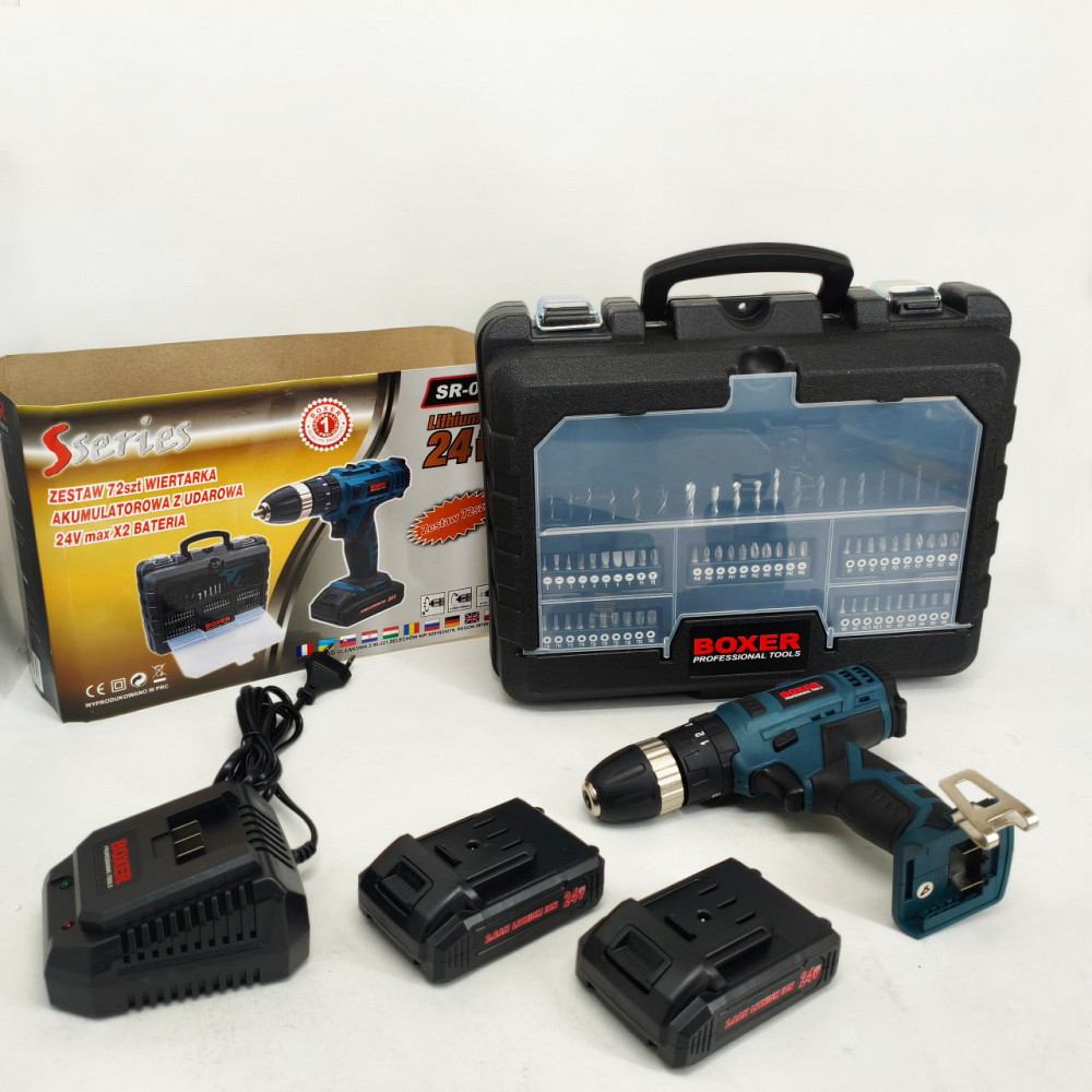 Надійний шуруповерт професійний, Шуруповерт з бітами і свердлами з літієвим акумулятором NX-91 Львів - фото 8