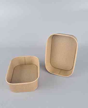 Овальний контейнер "KRAFT" 500 мл 120*170*45 САЛАТ (50 шт.) Харків