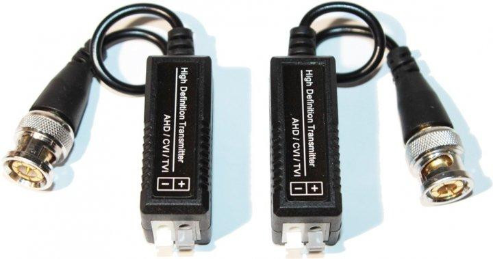 Відео балун для CCTV-камер відеоспостереження з кабелем, 400-600 м, у_блістері (комплект 2 шт.) Полтава - фото 1