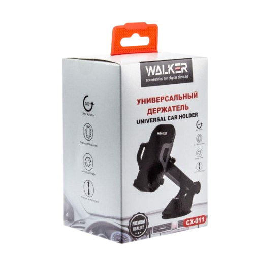Тримач автомобільний для мобільного WALKER CX-011 чорний Житомир - фото 2