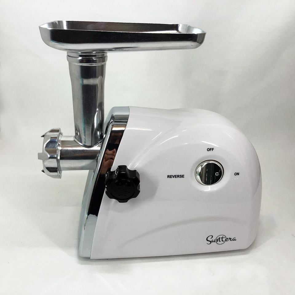 М'ясорубка з 4 насадками Suntera, Потужна електро м'ясорубка з насадками 'звичайна MT-62 Львів - фото 2