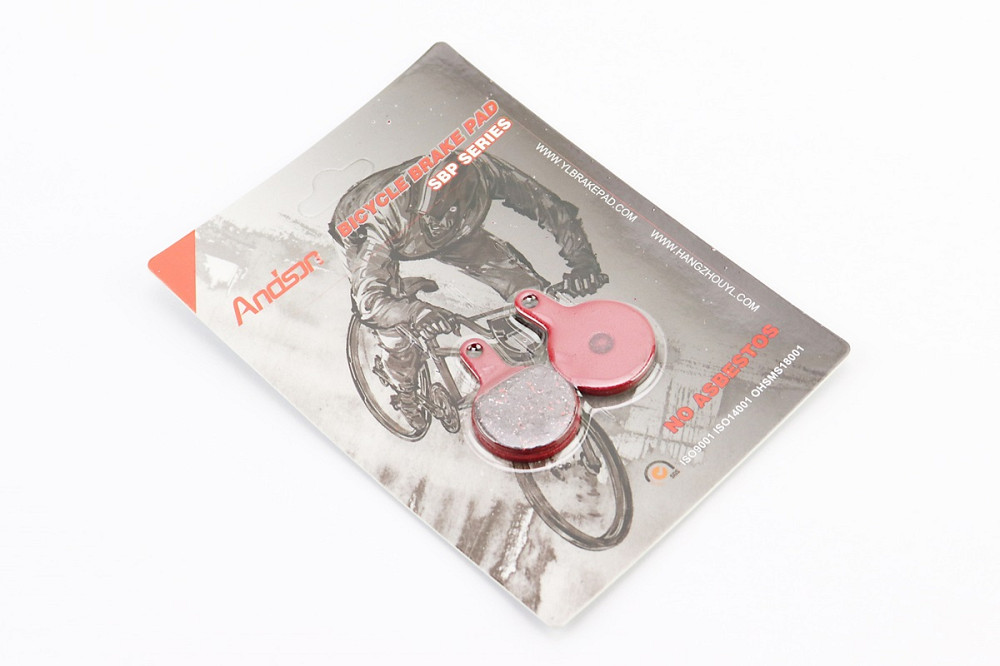 Гальмівні колодки Disk-brake (Tektro IOX,2011), червоні YL-1022 Киев - изображение 1