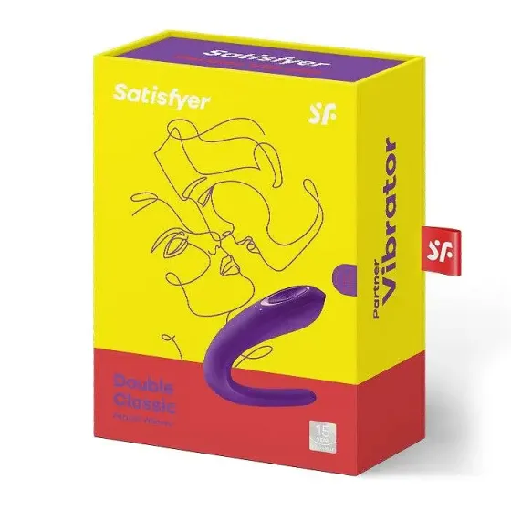 Вібратор для пар Satisfyer Double Classic з одним моторчиком Львів
