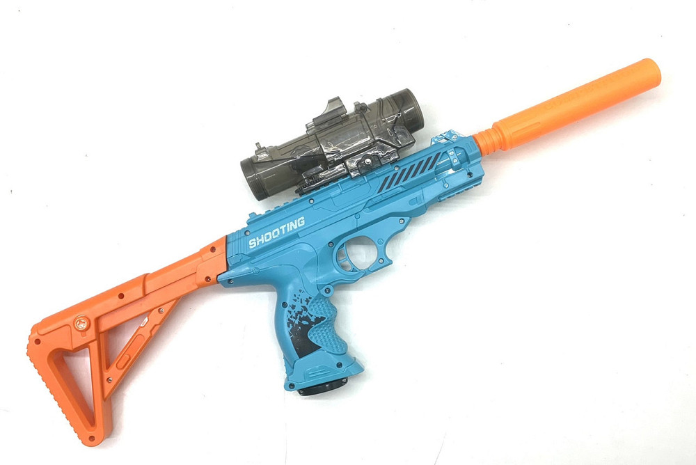 Автомат іграшковий стріляє орбізами та м'якими патронами з глушником 60 см (ST624A) Чернігів - фото 2