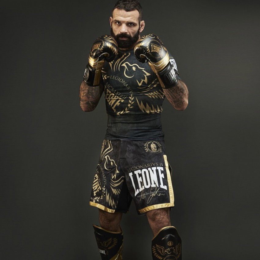 Рашгард спортивный мужской для тренировок единоборств кроссфита, Рашгард с коротким рукавом Leone Legion S Киев - изображение 5