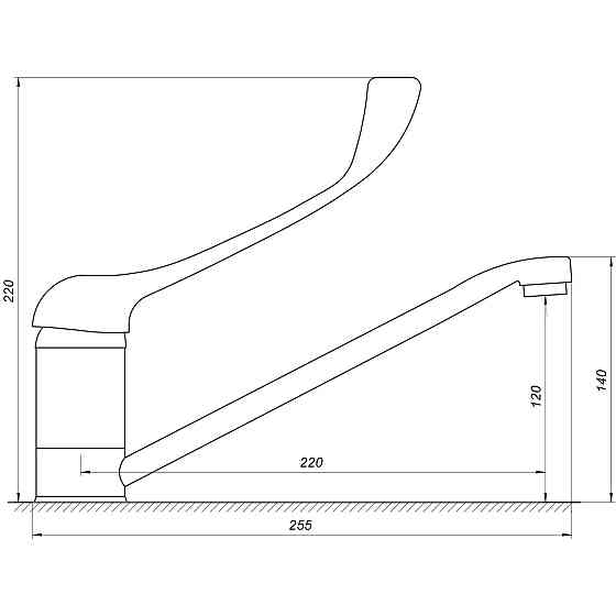 Змішувач для кухні TOPAZ CLINIC TCL-15033 Київ