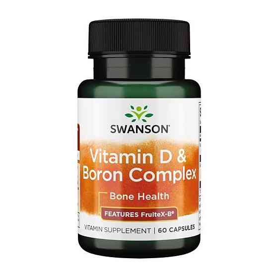 Витамин D и бор Swanson Vitamin D Boron Complex 60 капс Киев