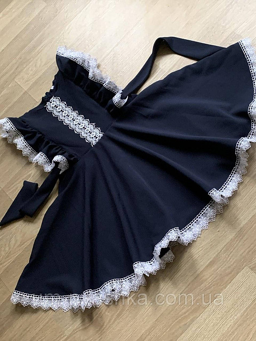 Красивое школьное платье с кружевом 116-134 Кривой Рог - изображение 1