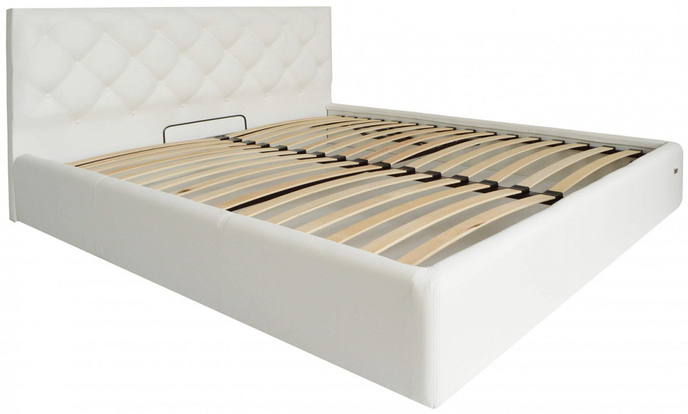 Кровать Двуспальная Bristol Standart 180 х 190 см Madrit-0920 Белый Днепр - изображение 4