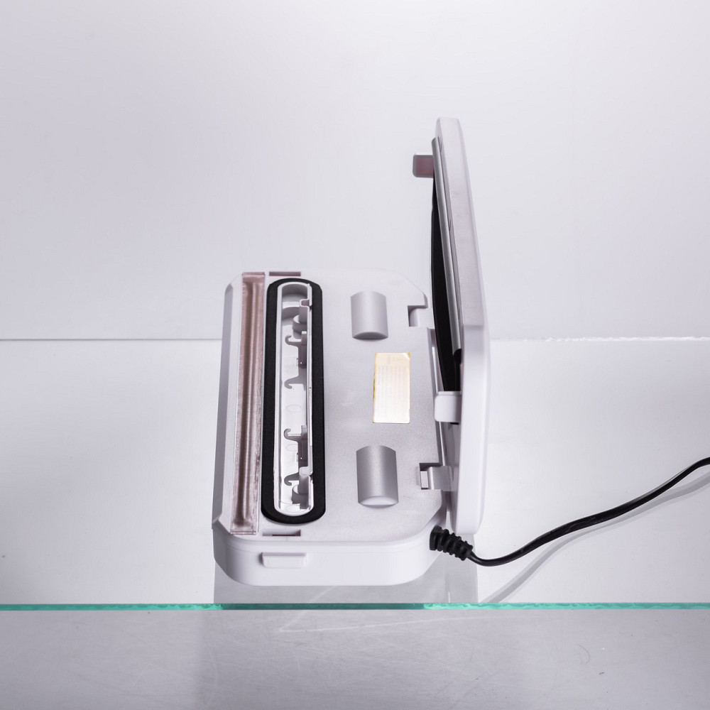 Вакууматор побутовий для сухих та вологих продуктів 400 Вт вакуумний пакувальник 4 режими роботи + 10 пакетів Білий HP-11-17W Київ - фото 10