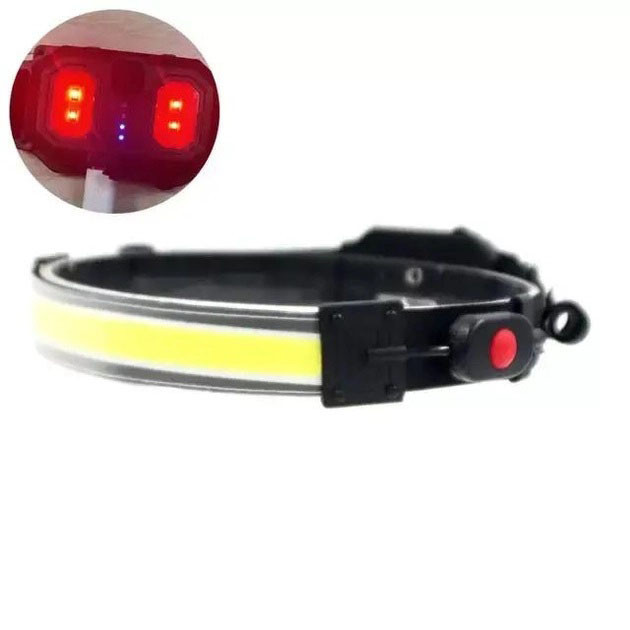 Ліхтар на голову для риболовлі XQ-T1C COB, Налобний світлодіодний ліхтар для BN-724 нічних прогулянок Київ - фото 10