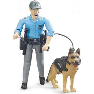 Фігурка Bruder Фігурка поліцейського з собакою (62150) Вінниця