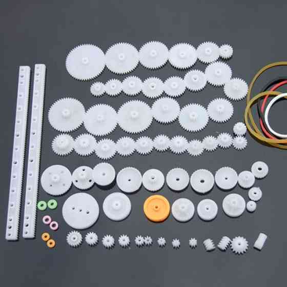 Набор 75в1 для Arduino и DIY: шестерёнки, шкивы, пассики, комплект деталей для робототехники Киев