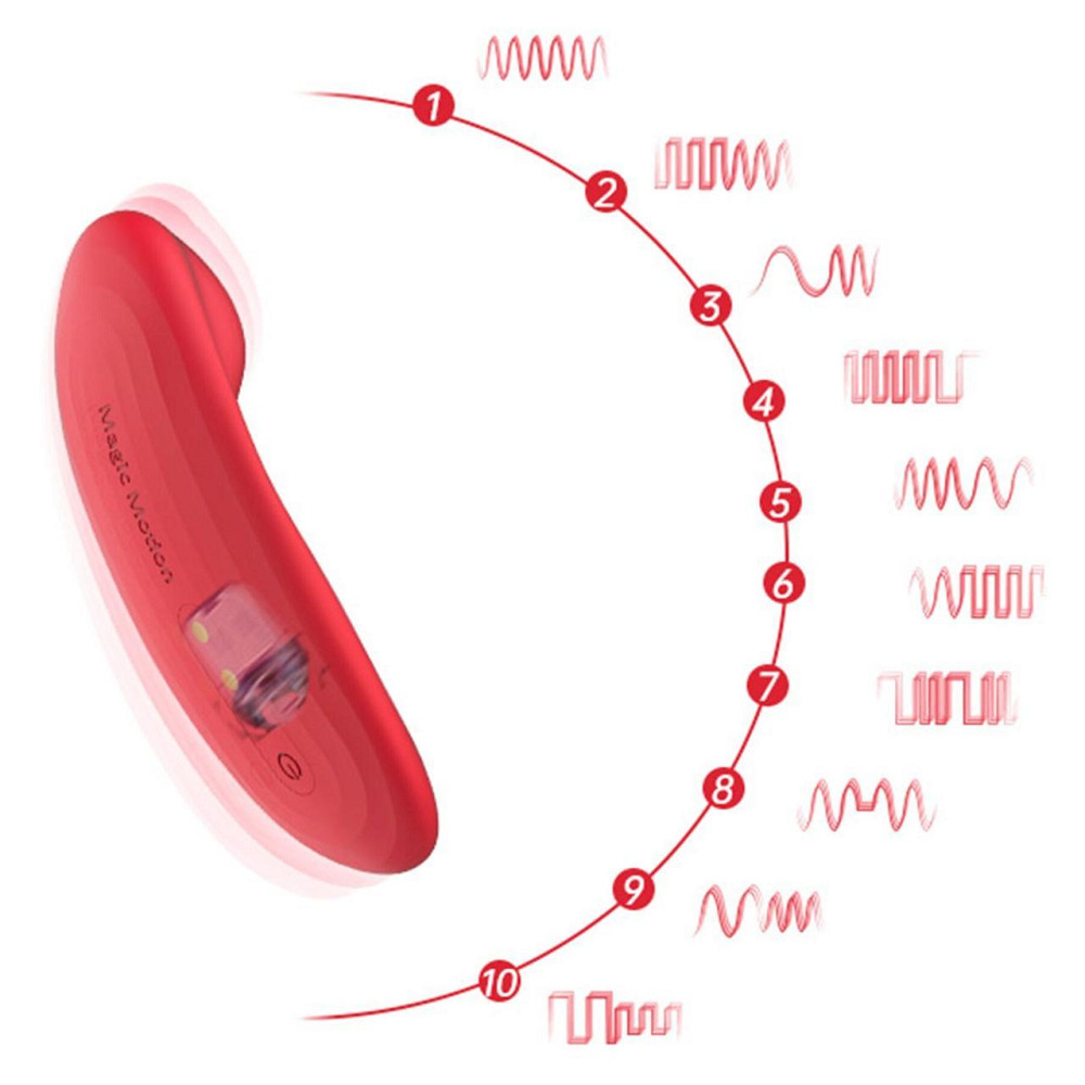 Смарт-вібратор у трусики Magic Motion Nyx Red Sex Aura Київ - фото 8