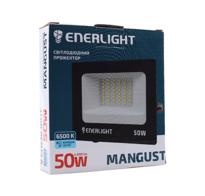 Прожектор светодиодный влагостойкий IP 65 ENERLIGHT MANGUST 50Вт 6500K Ровно - изображение 5