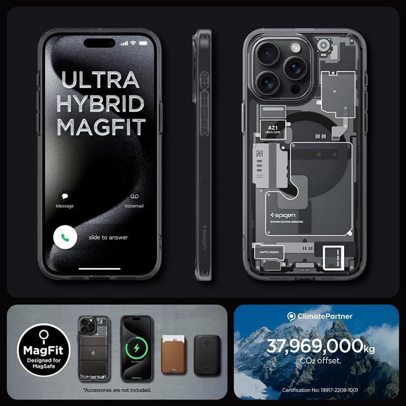 Чохол-накладка Spigen Ultra Hybrid MagFit для Apple iPhone 15 Pro Zero One (ACS06721) ( 12213 ) Харьков - изображение 9