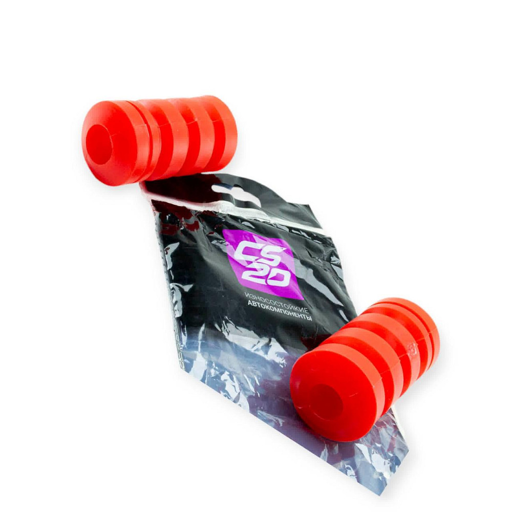 Отбойник передн. CS-20 полиуретан красн. (2шт) 2110,2170,2190 Мукачево - изображение 1