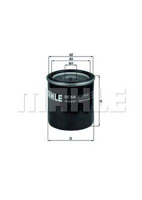 KNECHT (MAHLE) OC 534 — Масляный фильтр | Надежная защита двигателя и эффективная очистка моторного масла Ковель - изображение 1