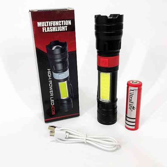 Тактичний ліхтар ручний PL-826-P70-COB(white+red), Ліхтарик на всі випадки, WE-332 Ліхтарик поліцейський Київ